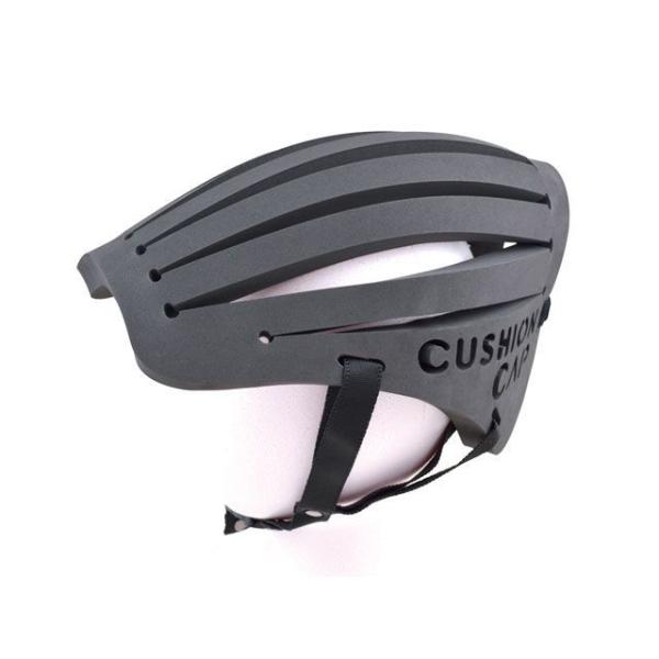 ゴードゥー（自転車） 自転車 ヘルメット（クッションキャップ） 簡易ヘルメット 防災用（ブラック） ...