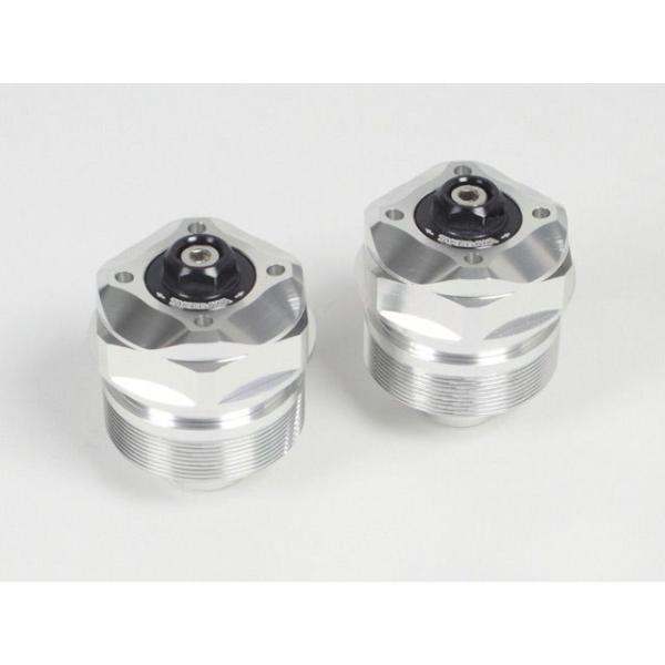 SP武川 GROM フロントフォークトップボルト トップボルトカラー シルバー キャップカラー ブラ...