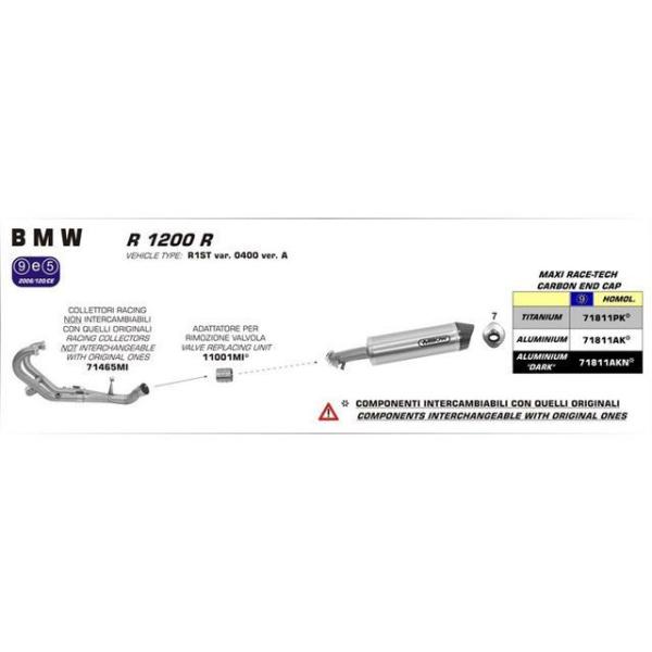 アロー BMW S 1000 R 14/15 COMPETITION FULL SYSTEM LOW...