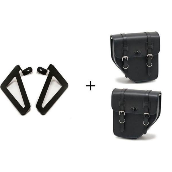 カスタムアクセス Ibiza Pair Of Saddlebags With Metal Base ...
