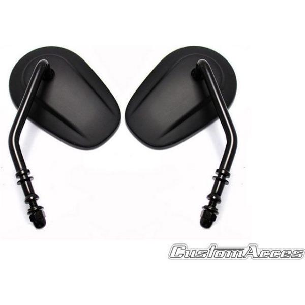 正規品／カスタムアクセス Back Mirrors Set Model Street Black ｜...