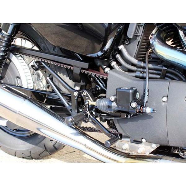 ベビーフェイス SPORTSTER XL883 バックステップキット カラー ブラック BABYFA...