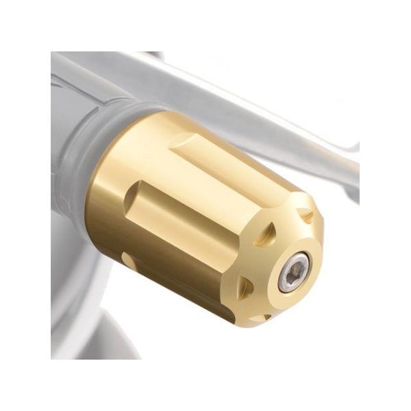 デイトナ バイク用 バーエンド アルミビレット ヘビーウエイト（リボルバー） ヤマハ M6タイプ Y...