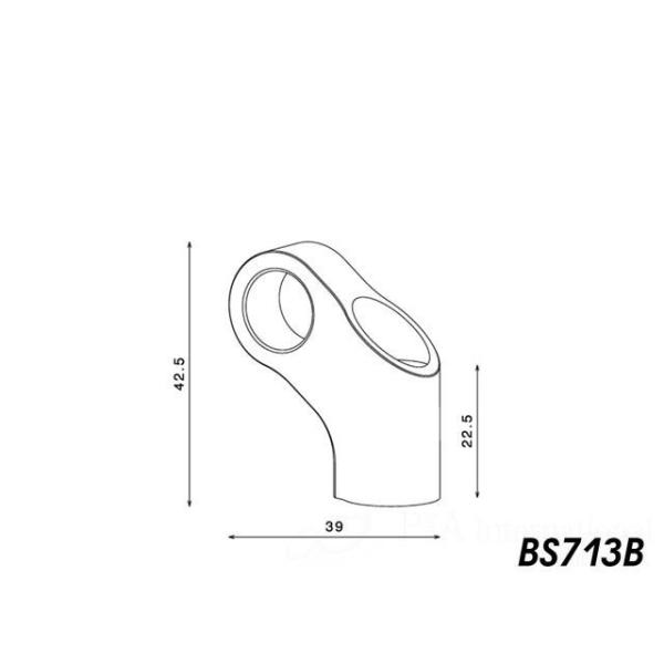 リゾマ MT-03 MT-25 Mirror adapter Black -1pc RIZOMA