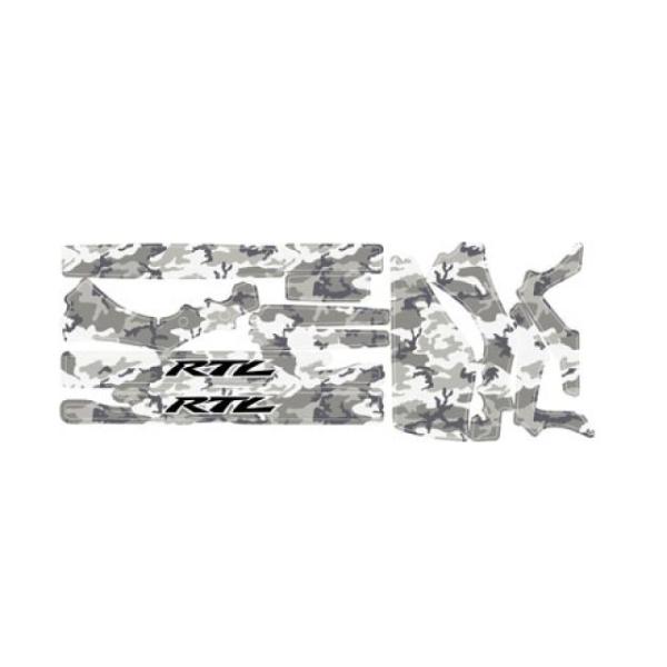 【メーカー直送】力造 HRC RTL250F/260F フレームデカールKIT/プロテクションシール...