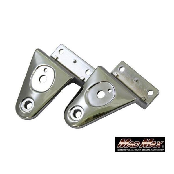 マッドマックス カワサキ ゼファーX/750 ZRX-2 純正タイプ ヘッドライトステー メッキ M...