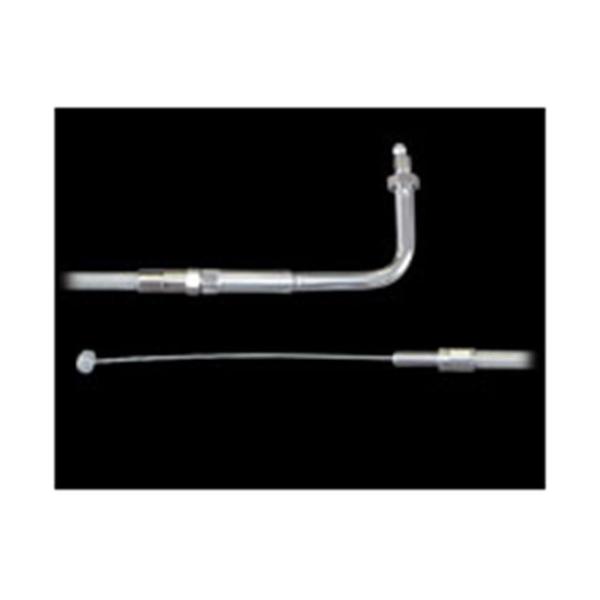 ネオファクトリー ハーレー 29in シングルスロットルケーブル 90° ステンメッシュ BT・XL...