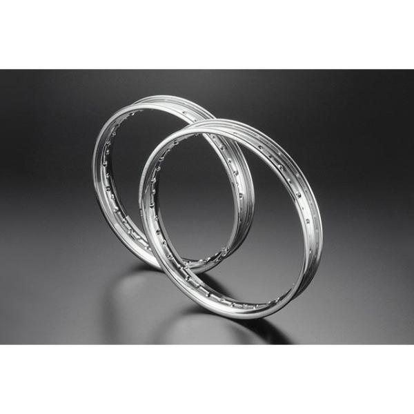 ピーエムシー KH250/400 クロームメッキリム（フロント・リア（1.85-18）） PMC