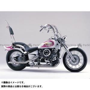 代引可★快音★ヤマハ  ドラッグスター400用  マービング製ドラッグパイプマフラー マービング製ドラッグスター400 マフラー 社外 中古 バイク 部品 4TR