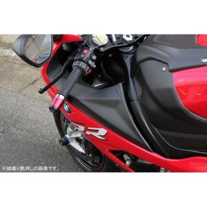 SPEEDRA タンクサイドカバー 左右セット ドライカーボン フォージド