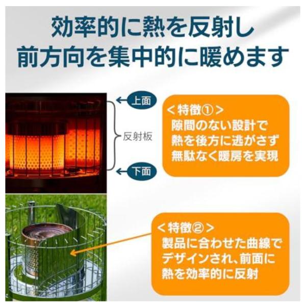 PASECO(パセコ) ストーブ 純正反射板 (JKH-1, WKH-3100S 用)