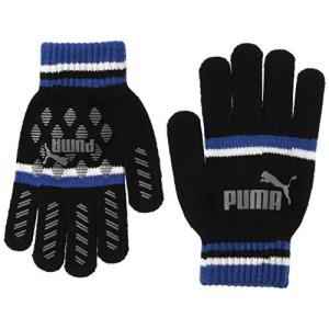 プーマ(PUMA) 手袋 No.1 ロゴ マジックグローブ 7G プーマブラック/エレクトリック ブルー レモネード｜campista