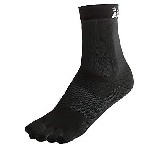 ATHLETA アスレタ 5本指グリップソックス L 26-28cm BLK