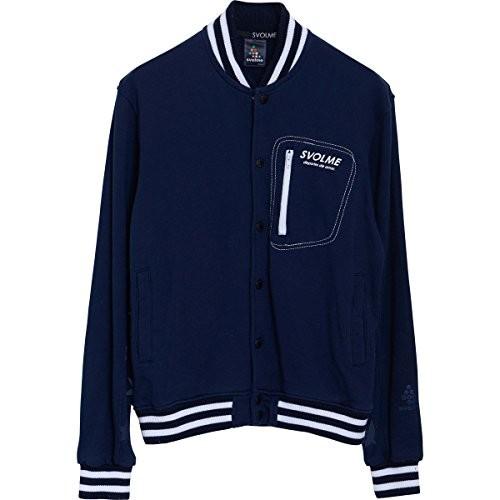 SVOLME スボルメ 鬼裏毛スタジャン Sサイズ 173-46814 032 NAVY ネイビー