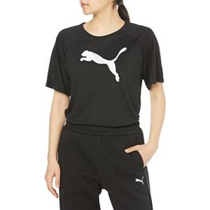 プーマ(PUMA) 半袖Tシャツ スポーティ EVOSTRIPE Tシャツ 675604 レディース ブラック(01) Sサイズ｜campista