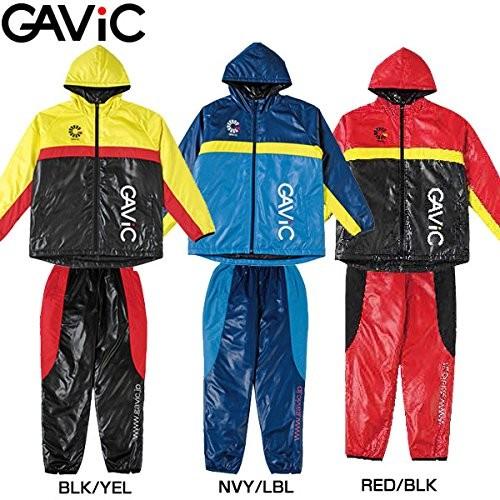 GAViCガビック ジップピステスーツ中綿上下セット GA1019 レッド×ブラッック M