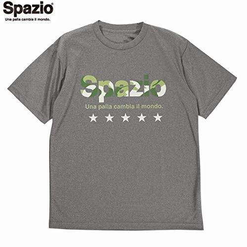 スパッツィオ SPAZIO マーブルロゴ プラTシャツ GE0469 18．ミックスグレー Sサイズ