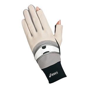 アシックス asics レディスUVケアグローブ GGG626 06 ベージュ