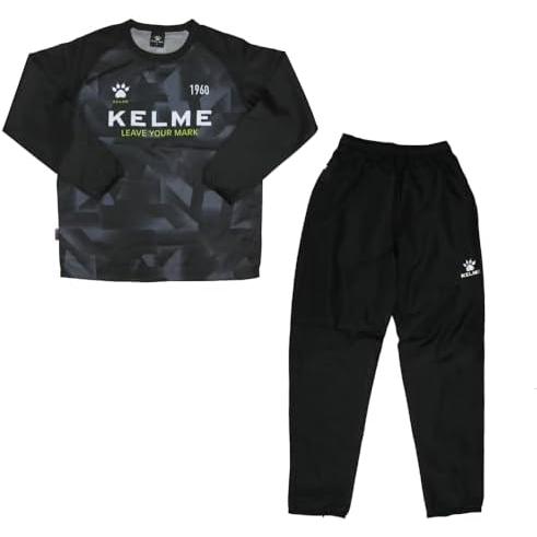 ケルメ(KELME) トレーニングウーブンピステスーツ(上下セット) KC23F178 ブラック S...