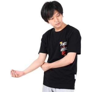 ニューバランス(New Balance) グラフィック半袖Tシャツ エッセンシャルズ MT31521 メンズ ブラック Lサイズ