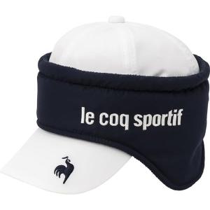 ルコックスポルティフ(le coq sportif) キャップ イヤーウォーマー付キャップ 2WAY QTBWJC53W ホワイト