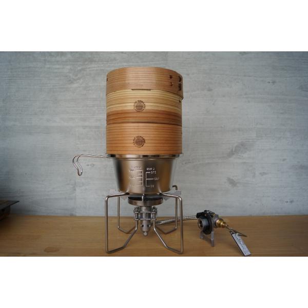 「蒸しぇら」13cm蒸シェラカッププレート＆13ｃｍ中華セイロ（2段）＋480シェラカップセット　O...