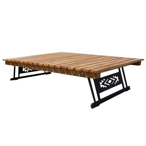 Oak standard folding solo table　CAMPOOPARTS　オーク　スタ...