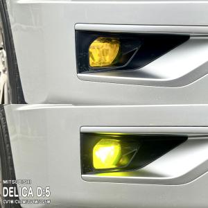 MADLYS デリカD5 ヘッドライトプロテクター 前期用 左右セット D:5 CV