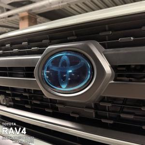 【松印】車種専用 エンブレムフィルム (フロントメーカー) トヨタ RAV4 50系 AXAH52 AXAH54 MXAA52 MXAA54 AXAP54