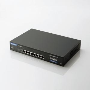 EHB-UG2B08-PL2　エレコム　1000BASE-T対応PoEスイッチングハブ　ELECOM【送料無料】【正規品】｜ネットワークカメラのCAMTECH