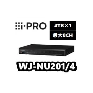 【在庫あり】WJ-NU201/4　アイプロ　i-Pro　ネットワークディスクレコーダー（4TB 4TBx1）【送料無料】【正規品】｜camtech