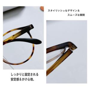 伊達メガネ レディース メンズ 軽量デザイン ...の詳細画像2