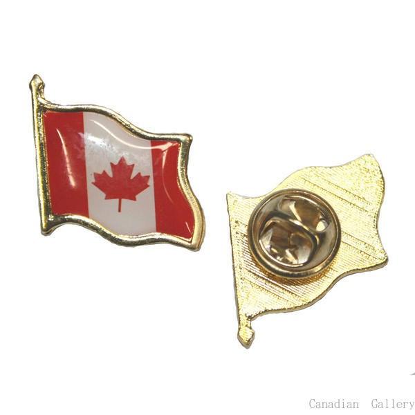 1個　ピンバッジ カナダ国旗