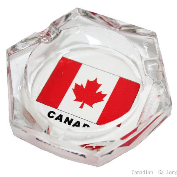 カナダ国旗 ミニ灰皿 メール便配送(ポスト投函)、代引不可