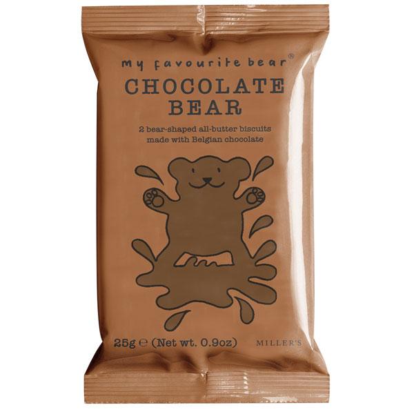 12袋　ミラーズ　マイフェイバリットベアー　チョコレートベアー 25g(2枚入り)