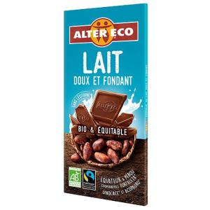 【2個】アルテルエコ　オーガニック　フェアトレードチョコ　レドゥエ フォンダン(ミルク)　100g　　【メール便配送(ポスト投函)、代引不可】