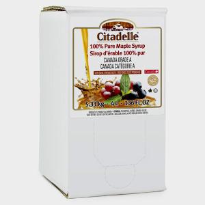 シタデール メープルシロップ グレードA ベリーダーク 業務用 4,000ml/5.33kg カナダ産 100％ピュア商品