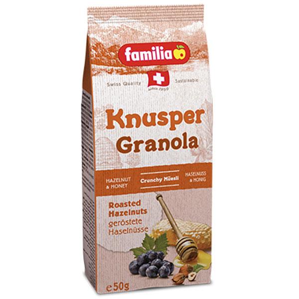 48袋　ファミリア　ミニシリアル　クナスパーグラノーラ　50g　食べきりサイズ