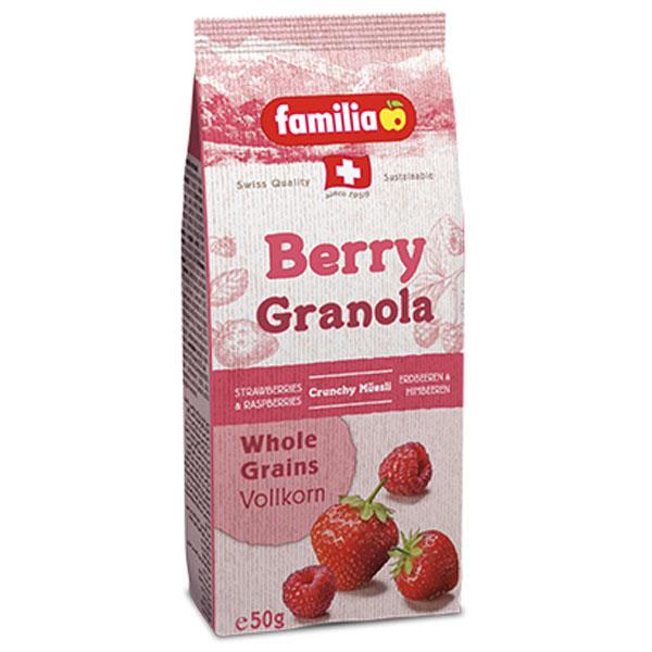 6袋　ファミリア　ミニシリアル　ベリーグラノーラ　50g　食べきりサイズ