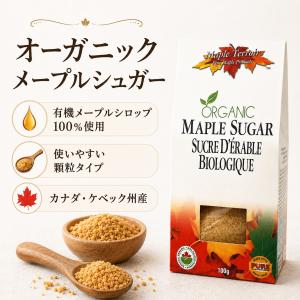 メープルシュガー オーガニック 100g 3箱...の詳細画像1