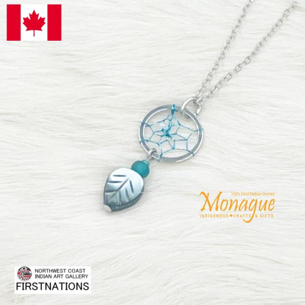 ドリームキャッチャー アクセサリー ネックレス 本物 オジブア族 インディアン ハンドメイド BY ...