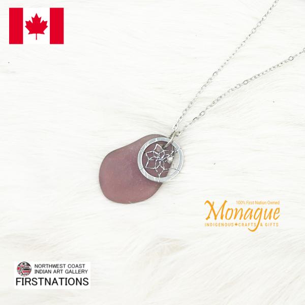 ドリームキャッチャー アクセサリー ネックレス 本物 オジブア族 インディアン ハンドメイド SEA...