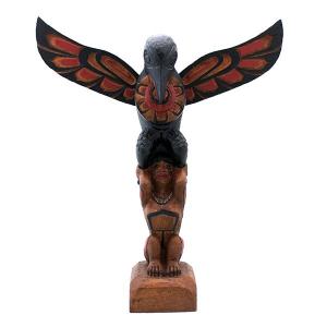 トーテムポール Totem Pole レプリカ カナダ 先住民 ネイティブ インディアン Boma製 Raven Stealing Sun 32cm 送料無料 Www Nlqp Com