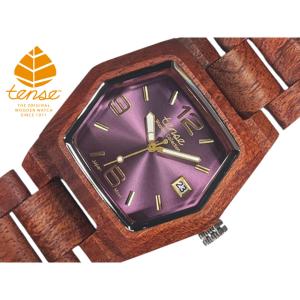 tense テンス 日本総輸入元 2年保証 カナダ 木製 腕時計 40mm ウッド