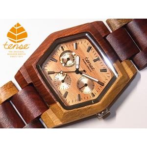 tense テンス 日本総輸入元 2年保証 カナダ 木製 腕時計 40mm ウッド