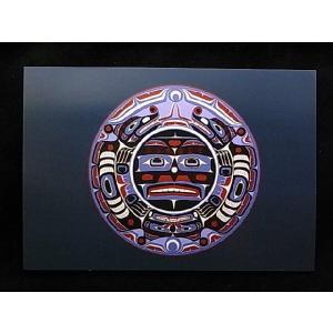 【クゥギィウルス族（Kwagiulth族）デザインポストカード】Garfinkel Publications社