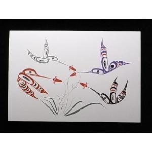 【チムシアン族（Tsimshian族）デザインポストカード】Garfinkel Publications社