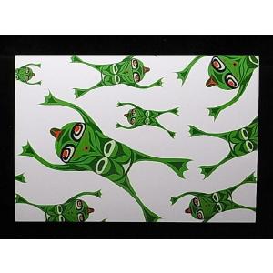 【コーストサリシュ族（Coast Salish族）デザインポストカード】Garfinkel Publications社