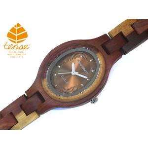 カナダ製 Tense ウッドウォッチ 木製 腕時計 レディース 日本製ムーブメント 安心の国内メンテナンス対応