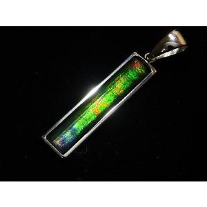 稀少な化石宝石アンモライト・【14Kペンダントトップ】Korite社